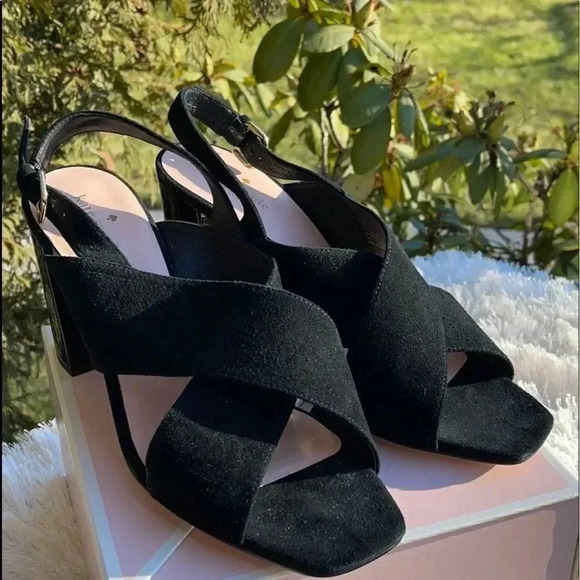 Kate Spade Black Block Heel sandals - Picture 5 of 9